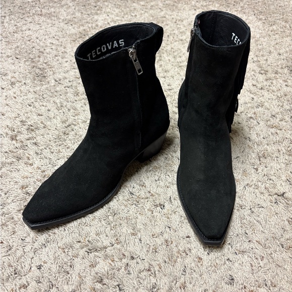 Tecovas “The Georgia” suede fringe booties - Picture 4 of 10